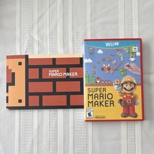 Nintendo Super Mario Maker Nintendo Wii U DVD Keep Case and Manual