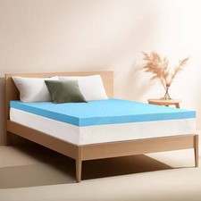Queen size 3-inch Thick High Density Memory Foam Mattress Topper
