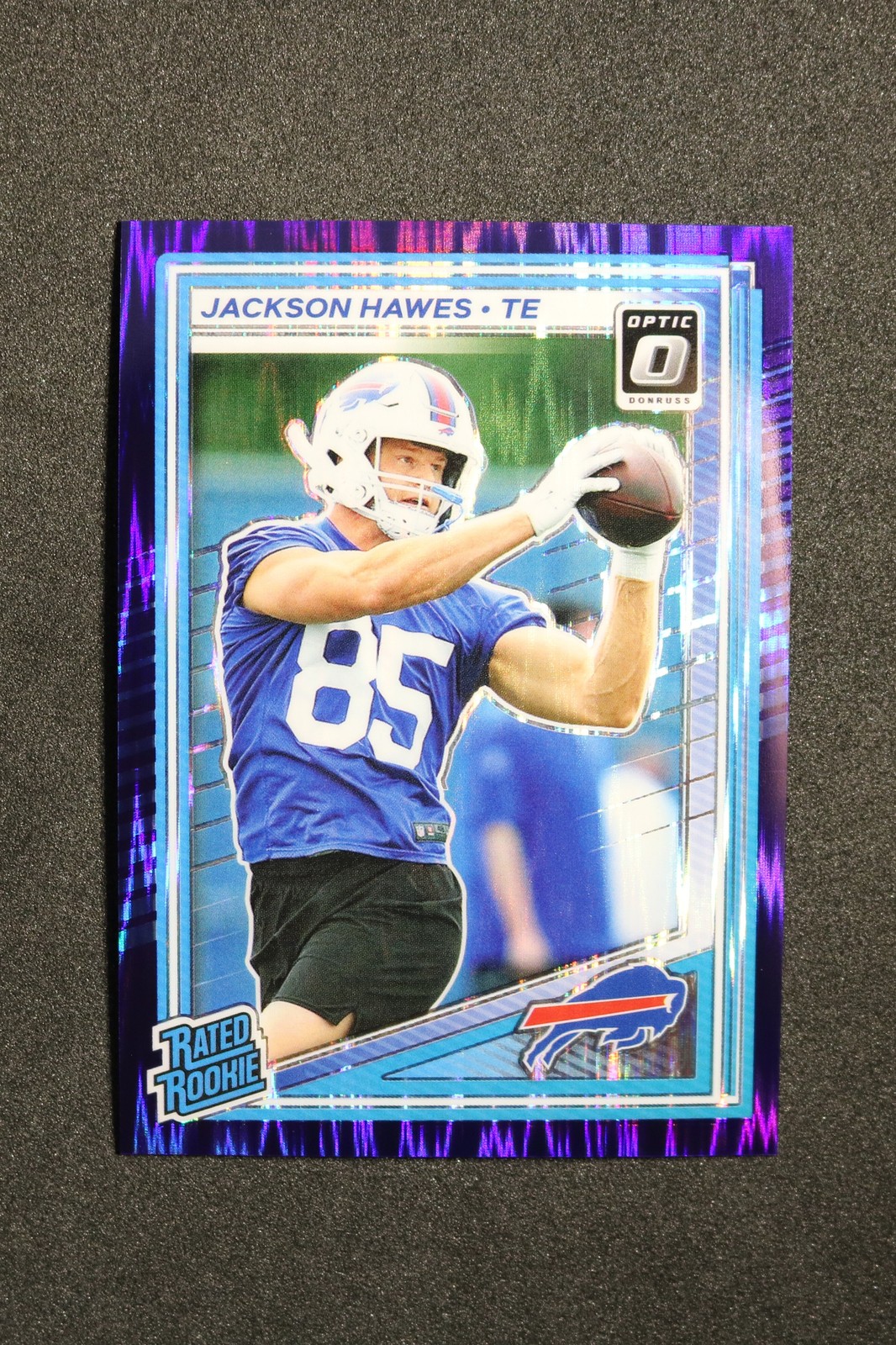 2025 Donruss Optic #224 Jackson Hawes Purple Shock