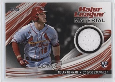 2023 Topps Series 2 Major League Material Black /199 Nolan Gorman Rookie RC 0u1n