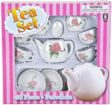 Rhode Island Novelty 13 PC Ceramic Tea Set