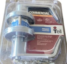 Tell Commercial Heavy Grade LC2676 Door Handle Lever Set Chrome 1-3/8- 2 Inch 