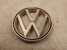 Vintage Vw Bug Beetle Hood Logo Emblem Badge 113853601b 3 Prong 3 14
