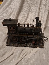 Vintage Tin Plate Model Steam Locomotive