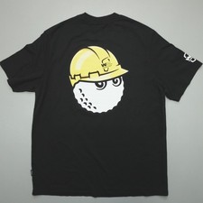 Malbon Golf Black WM Phoenix Open Bermuda T-Shirt Size S Safety Buckets Black
