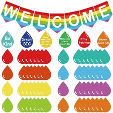 Back to School Bulletin Board Decorations First Day of School Bulletin Board ...