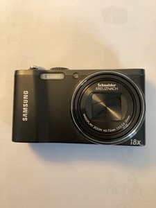 SAMSUNG WB720 14MP BLACK Digital Pocket Camera TESTED 18x zoom Excellent
