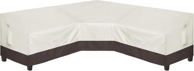 Easy Going Outdoor V Shaped Sectional Sofa Cover 89''X89'' UV Resistant Patio