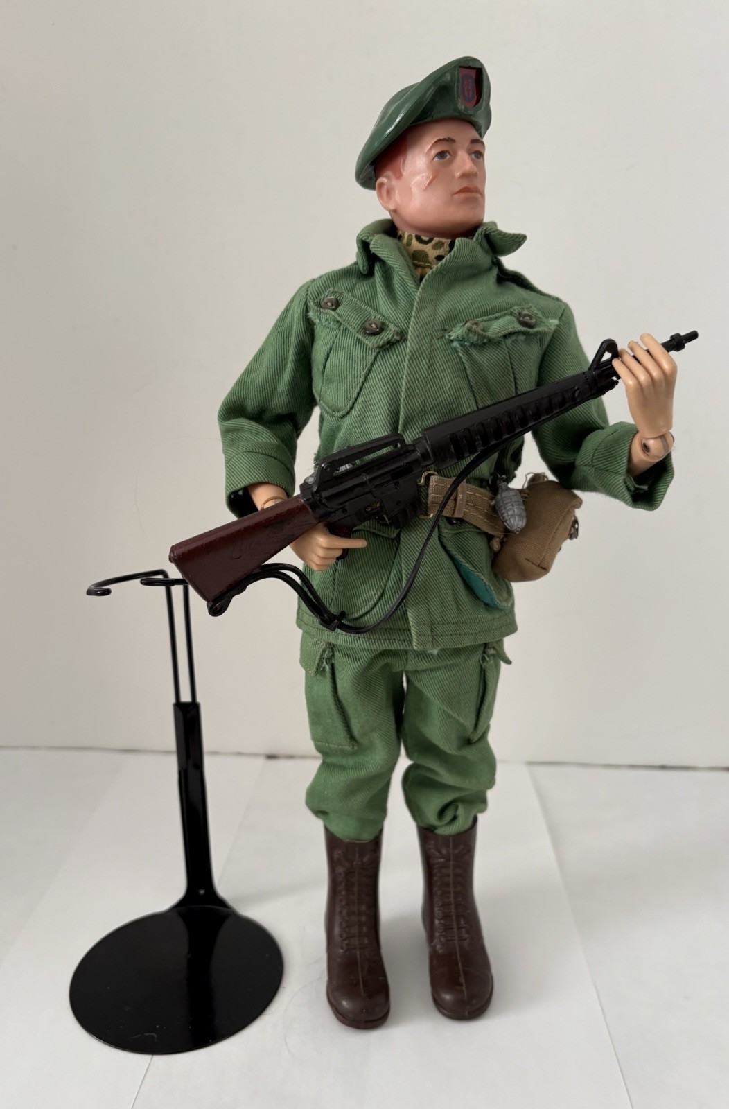 VINTAGE 1964-1966 HASBRO GI JOE ACTION GREEN BERET ORIGINAL 