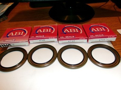 4 (FOUR) ABI 4740 OIL SEALS = $19.96 = $4.99 EACH = FREE SHIP~2.18'' X 3.005''