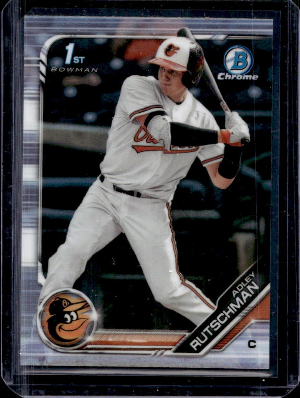 2019 Bowman Draft Adley Rutschman Chrome 1st Prospect Refractor #BDC-1 Orioles