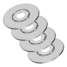  4pcs Fire Sprinkler Cover Plate - Recessed Escutcheon Trim Ring for Ceiling