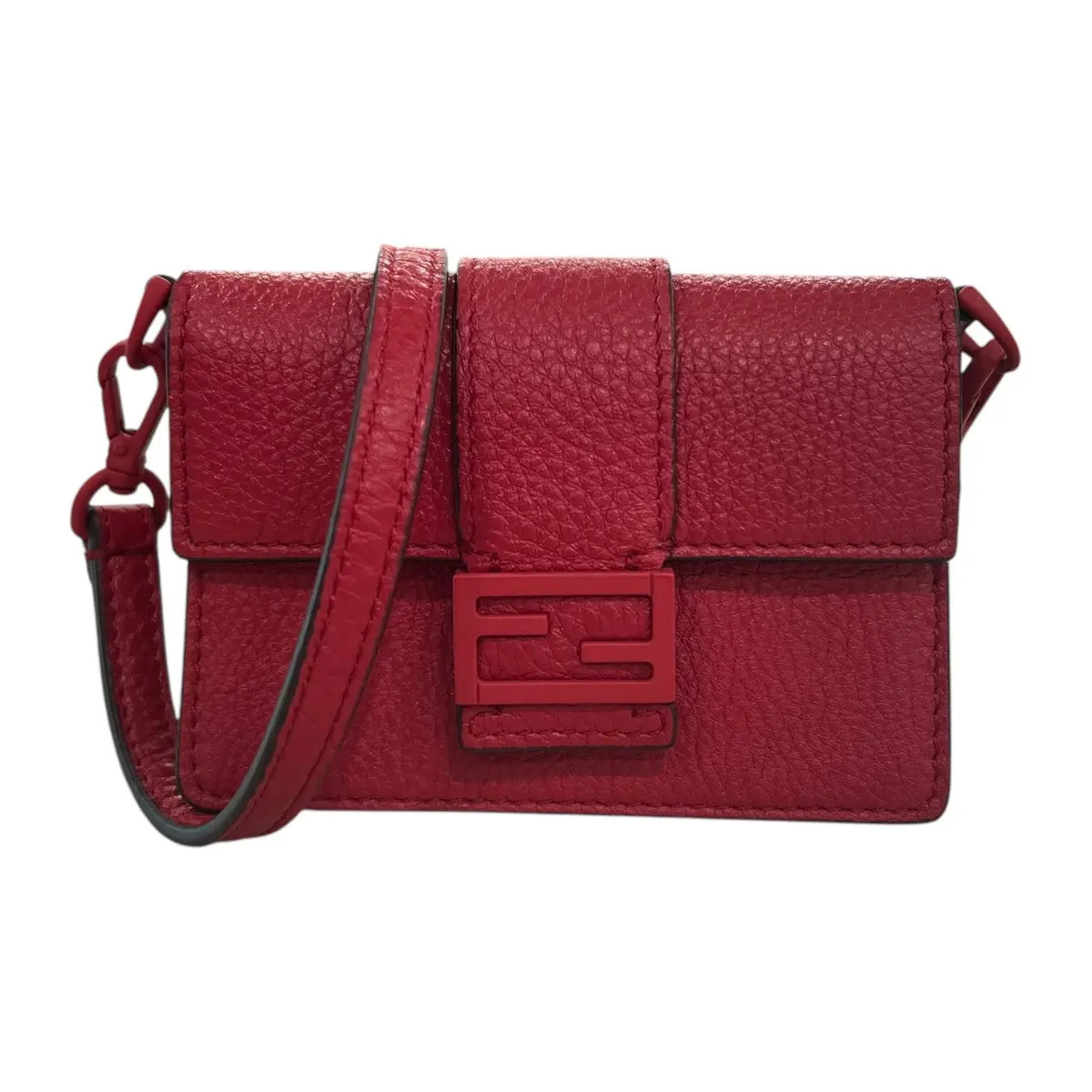 Fendi Micro Flat Baguette Crossbody Wallet Bag | eBay