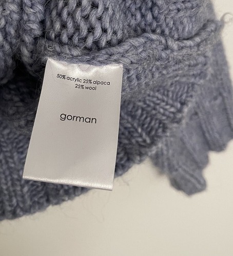 #8 GORMAN Alpaca Wool Acrylic Knit Turtle Neck Jumper Sweater Size 10 S - Picture 4 of 4