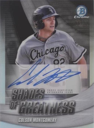 Chicago White Sox Colson Montgomery Birmingham Barons SGA