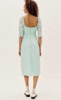 knee length dresses for ladies For Love & Lemons Bethany Midi Dress