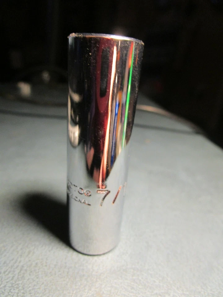 STANLEY-PROTO IND TOOLS SKT 3/8DR 7/16 12PT DEEP - Image 2 of 2