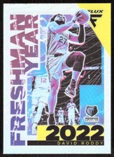 2022-23 4903E Panini Flux Freshman Year SILVER PRIZM David Roddy Memphis