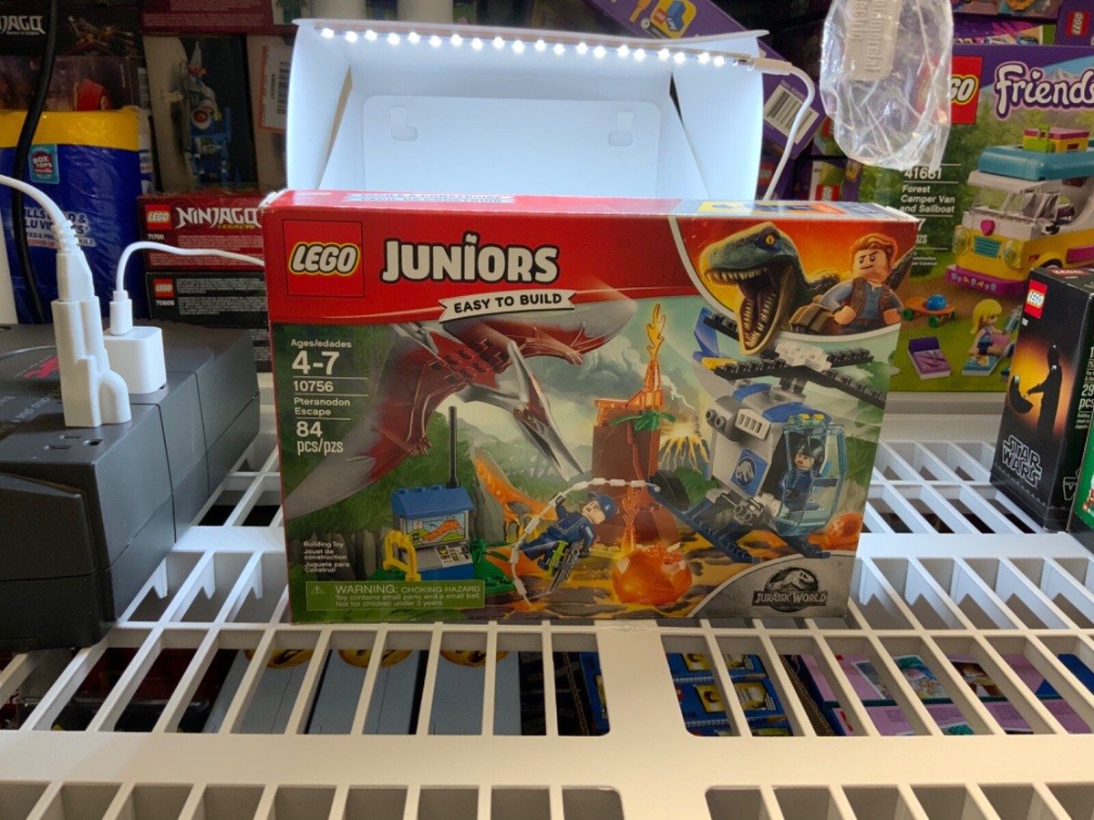 Lego Juniors Jurassic World 10756 Pteranodon Escape 84pcs New Sealed Retired