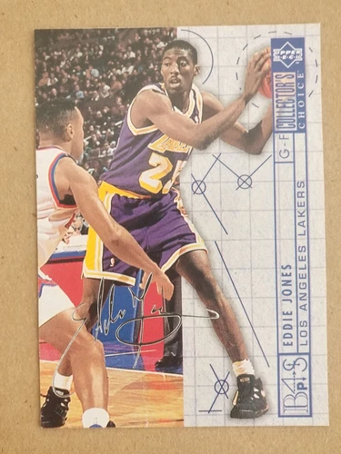 1994 Upper Deck Collector's Choice Basketball Silver Signature Eddie Jones #384