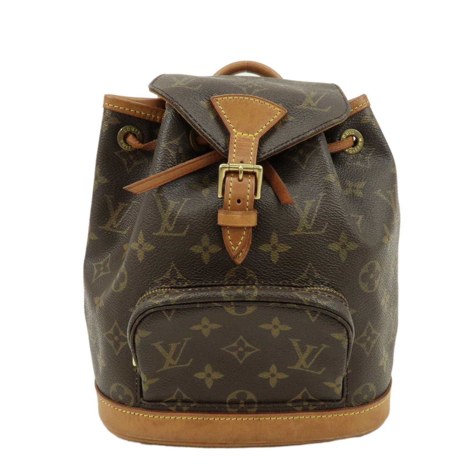 Louis Vuitton Monogram Mini Montsouris Backpack Brown M51137 Pre-Owned