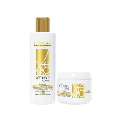 Loreal Professionnel Xtenso Care Shampoo - 250ml and Hair Masque - 200ml