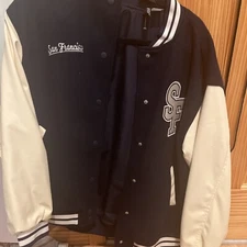 h m varsity jacket