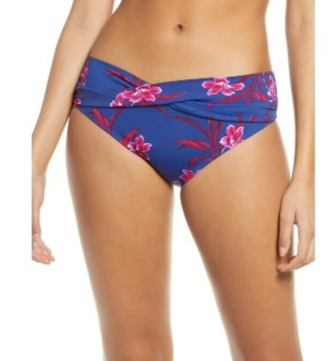 Tommy Bahama Women Oasis Blosoms Hi Waist Bikini Bottom Sz Small