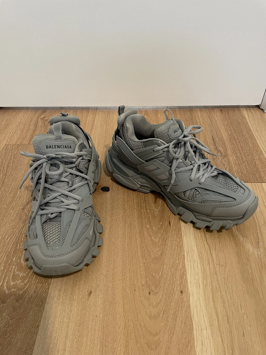 Auth Balenciaga Grey Track Sneakers 42 9 Excellent Condition | eBay