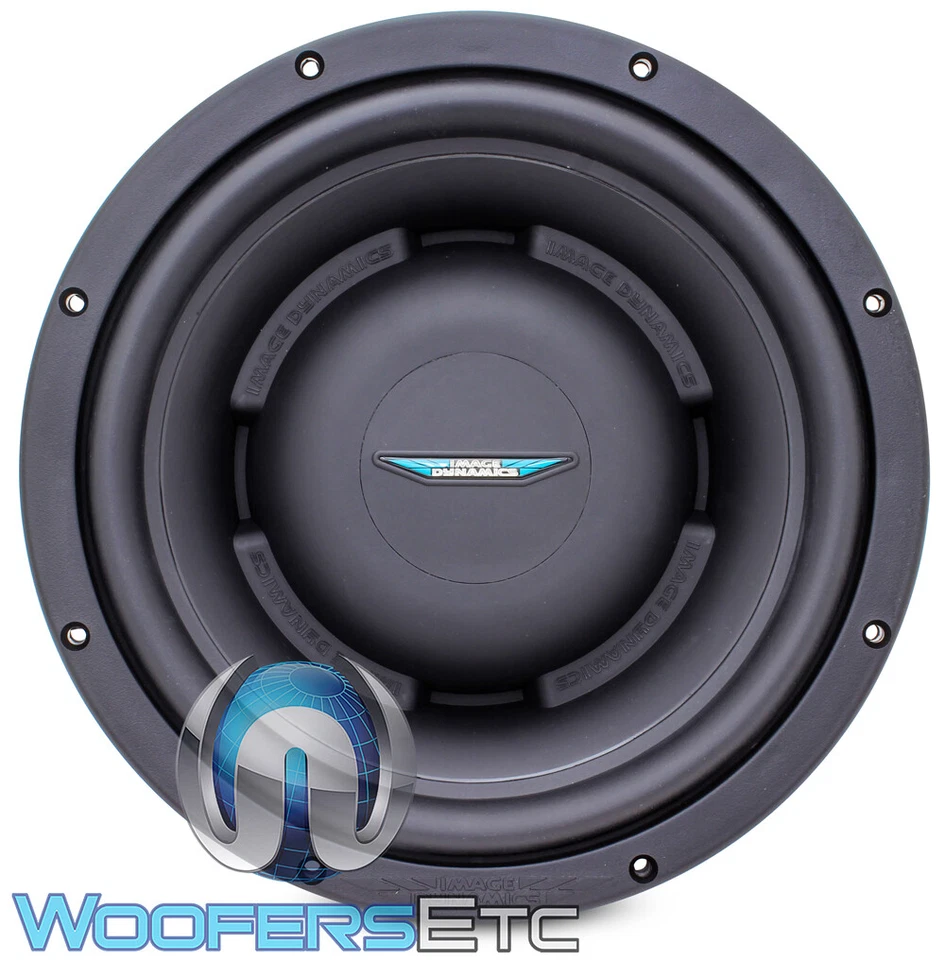 IMAGE DYNAMICS IDQS10 D2 10" 200W RMS DUAL 2-OHM SHALLOW MOUNT SUBWOOFER SPEAKER - Image 3 of 4