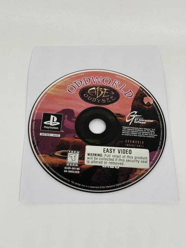 Oddworld: Abe's Oddysee (Sony PlayStation 1, 1997) PS1 Disk Only