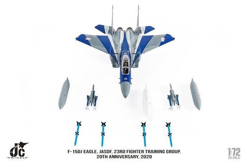 1:72 JC Wings F-15DJ Eagle JASDF 23RD FIGHTER TRAINNING GROUP Diecast Model - Picture 6 of 10