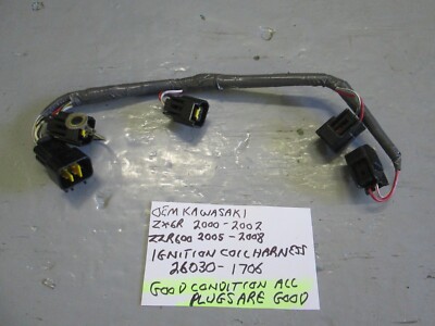 2000 - 2002 ZX-6R NINJA / 2005 - 2008 ZZR600 ignition coil harness