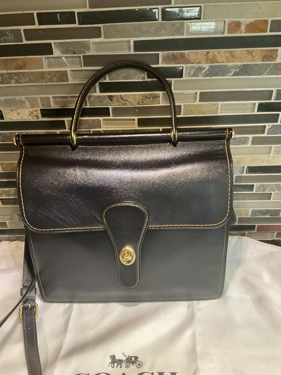 バッグ Coach 1941 Leather Top Handle Bag y2k Coach 1941 Willis Top Handle Glovetanned 35580 The Originals