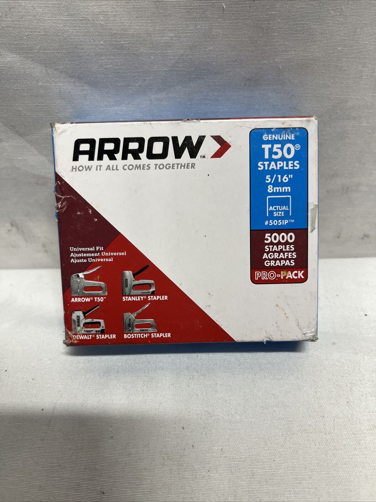 Arrow 3/8-in Leg x 3/8-in Medium Crown Gray 18-Gauge Heavy-Duty