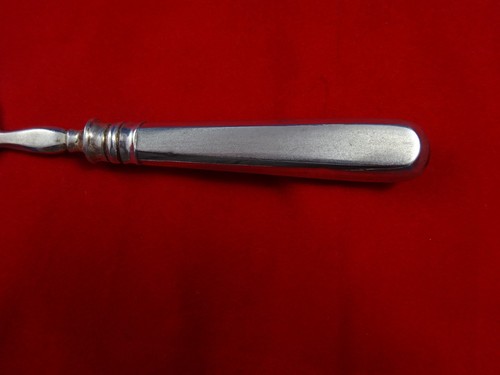 Tenedor de servir sardina de plata 84 ruso vintage (#4399) - Imagen 4 de 7
