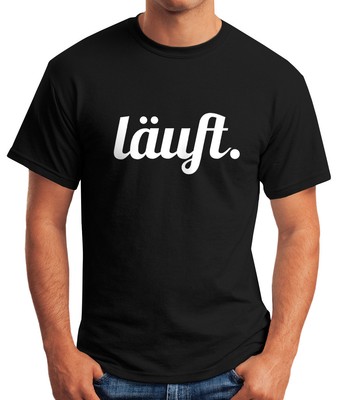 cooles lustiges Herren T-Shirt - läuft - Fun-Shirt Moonworks 