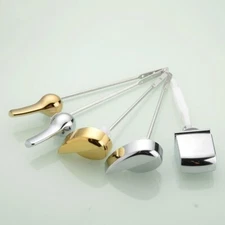 Universal Toilet Cistern Handle Lever Push Single Button Flush Bath Accessories