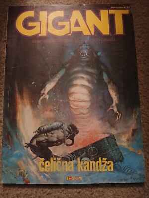 GIGANT MAGAZINE 32 1987 FRANK FRAZETTA COVER COMICS STRIPS SLOVENIAN Make Offer