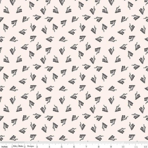 'Round the Mountain All Aboard Cream Cotton Fabric - Picture 2 of 2