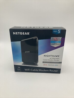 NETGEAR Nighthawk AC1900 4 Wireless Wi-Fi 802.11ac Router C7000-100NAS Open Box