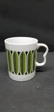 VTG STYLECRAFT MULTITONE GREEN COFFEE CUP "B" HANDLE