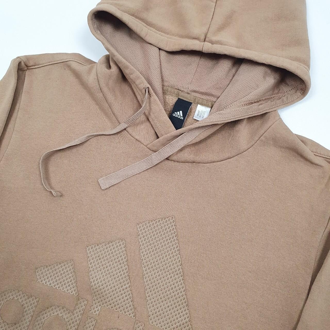 Mens ADIDAS Cotton Hoodie Jumper Sweatshirt M image 2