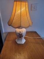 Vintage BHS Ceramic Ginger Jar Shape Lamp Base Peacock Design