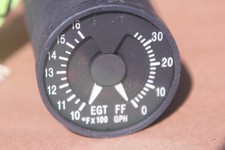 Piper Saratoga EGT & FF gauge