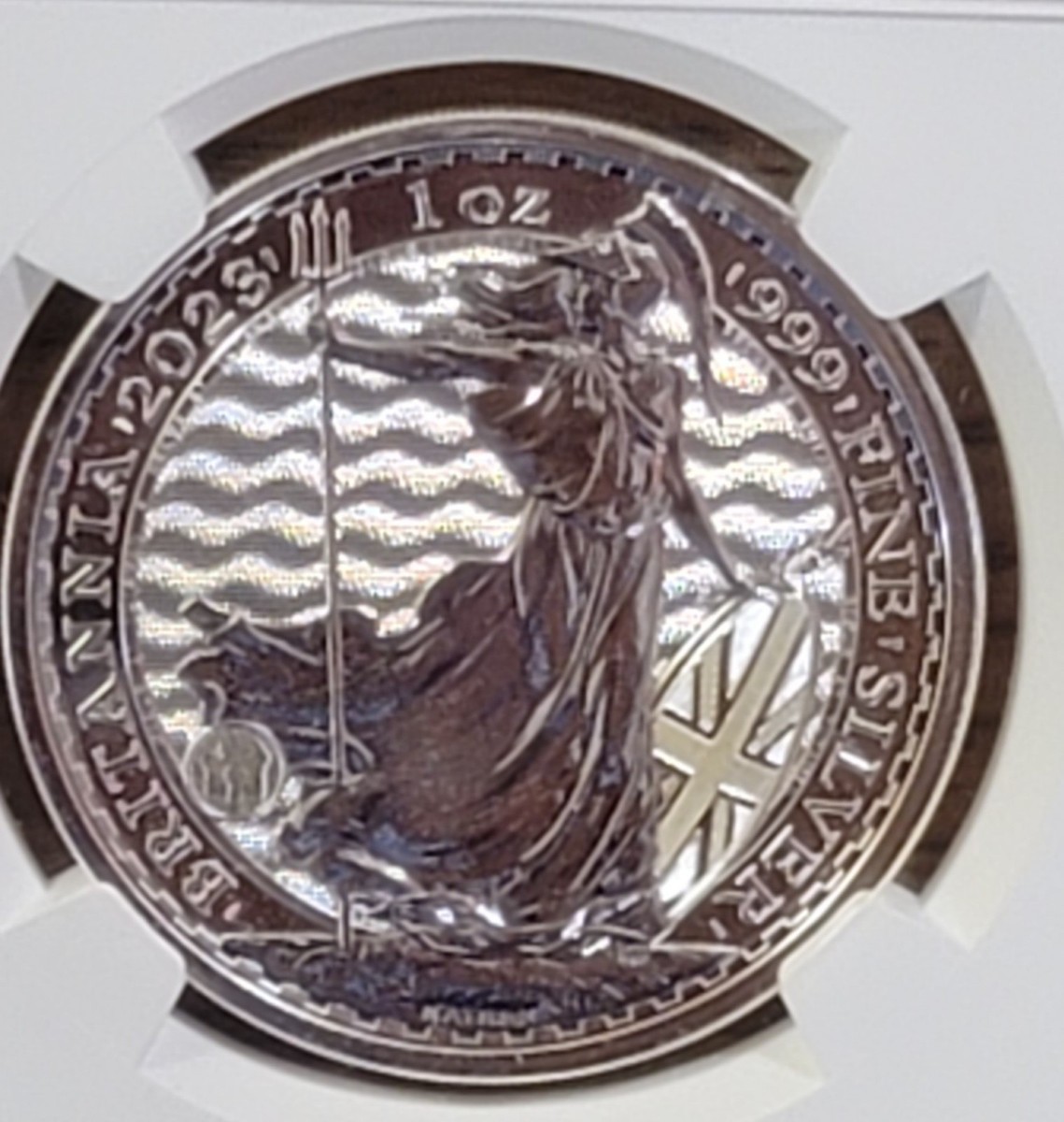 2023 UK Great Britain S2PND Silver 1oz Britannia King