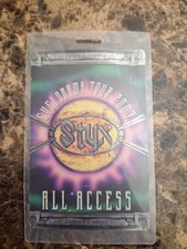 Styx Cyclorama Tour 2003 All Access Pass Backstage Pass