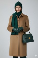 Cappotto soprabito vintage anni 70 Pierrette Superangora lana cashmere angora bottoni cam