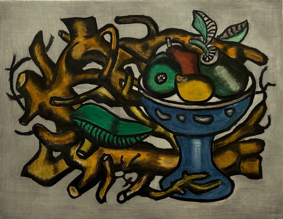 Radierung Fernand Leger Le Compotier 1952 Stillleben Frankreich 68,7 x 83,5 cm - Bild 3 von 4