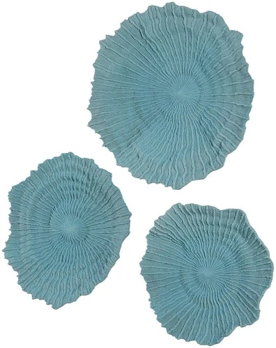 Uttermost 04378 Ocean Gems 22" Tall Polyresin Abstract Sculpture - Blue - Picture 1 of 4